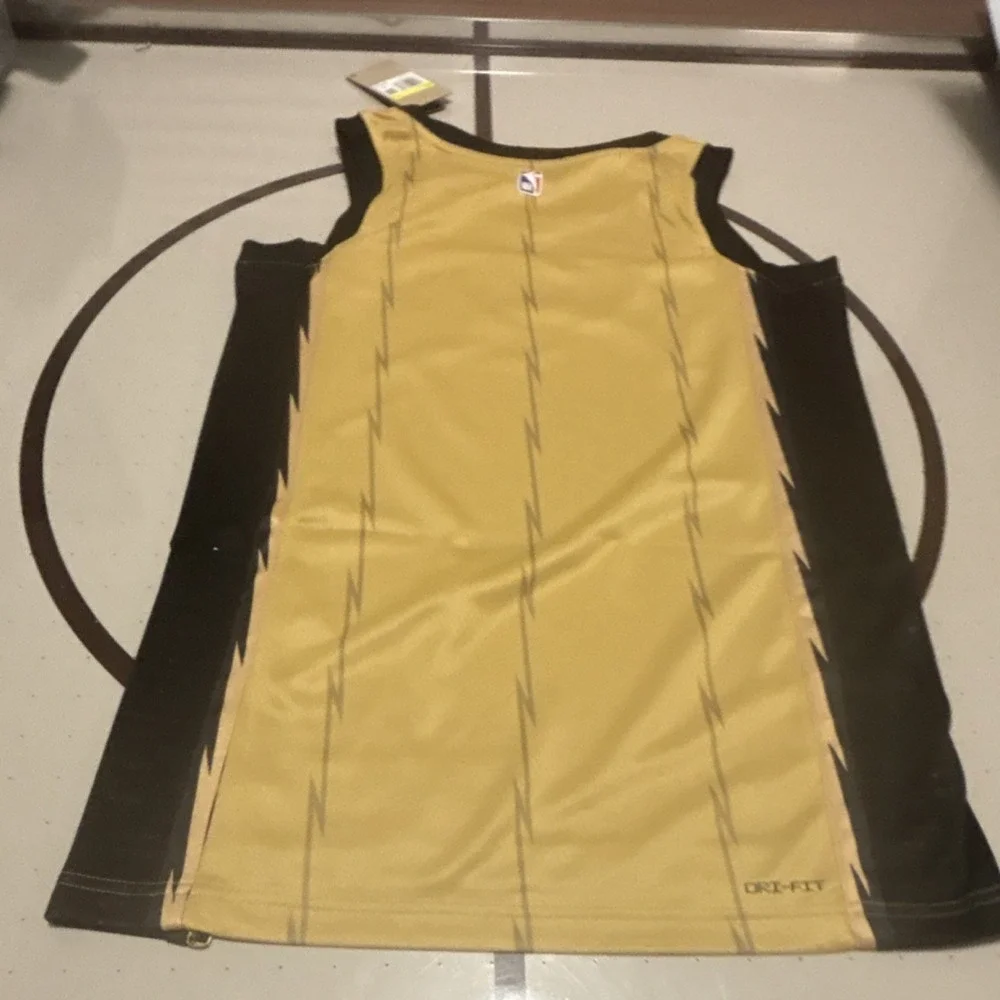 Nike NBA Toronto Raptors Gold Black Basketball Jersey Men's Size S